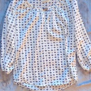 White & Black blouse